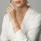 Paperclip & Box Chain Bracelet
