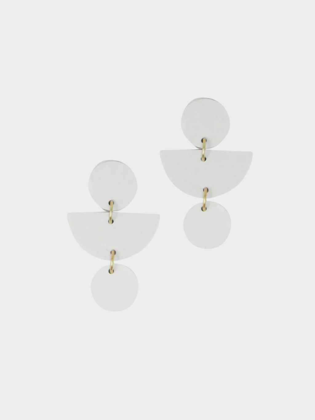 Geo Clay Earrings