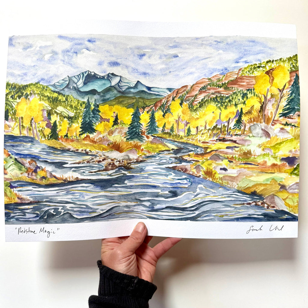 Mountain Art 12x16 print: Redstone Magic
