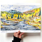 Mountain Art 12x16 print: Redstone Magic
