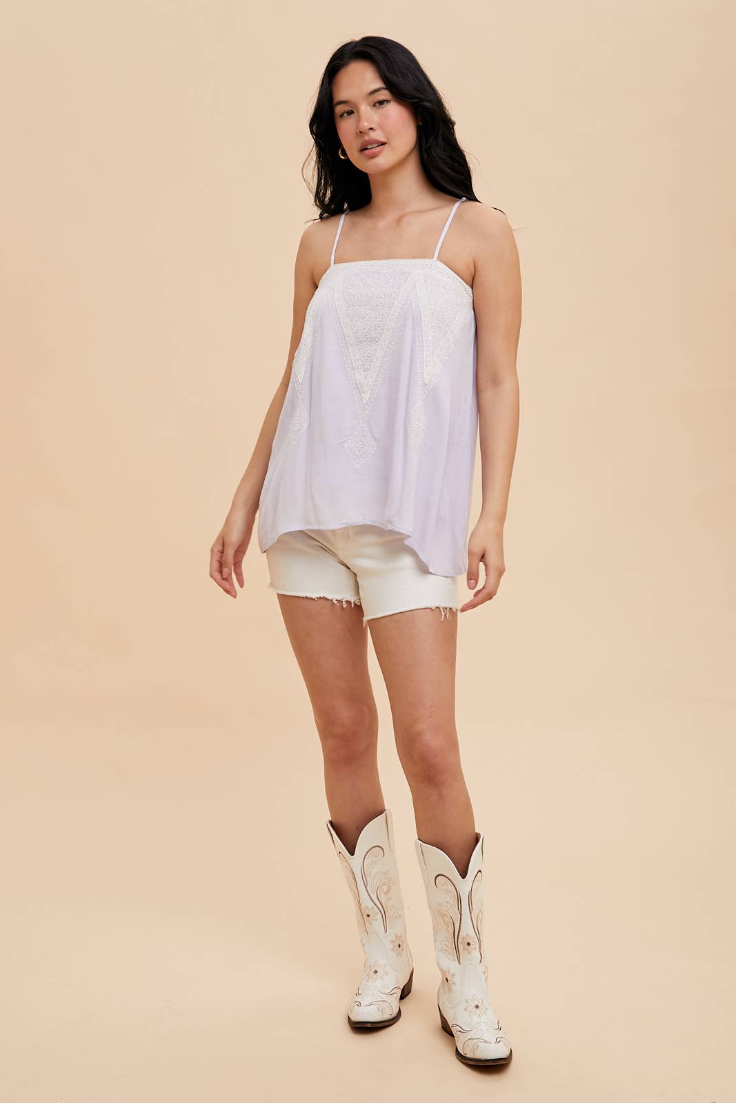 Embroidered Cami