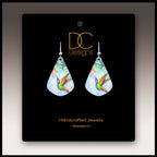 Hummingbird Fine Art Short Drop Handmade Earrings