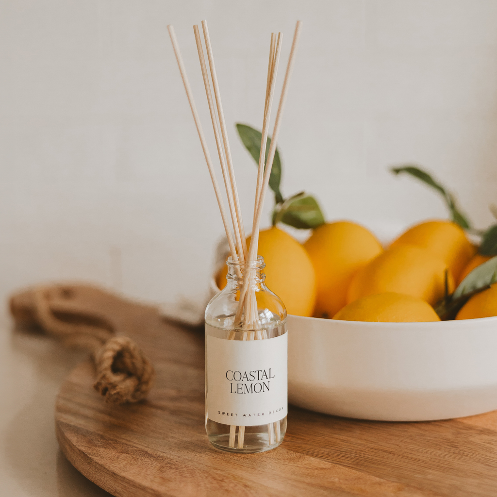 Coastal Lemon Reed Diffuser - Gifts & Home Decor