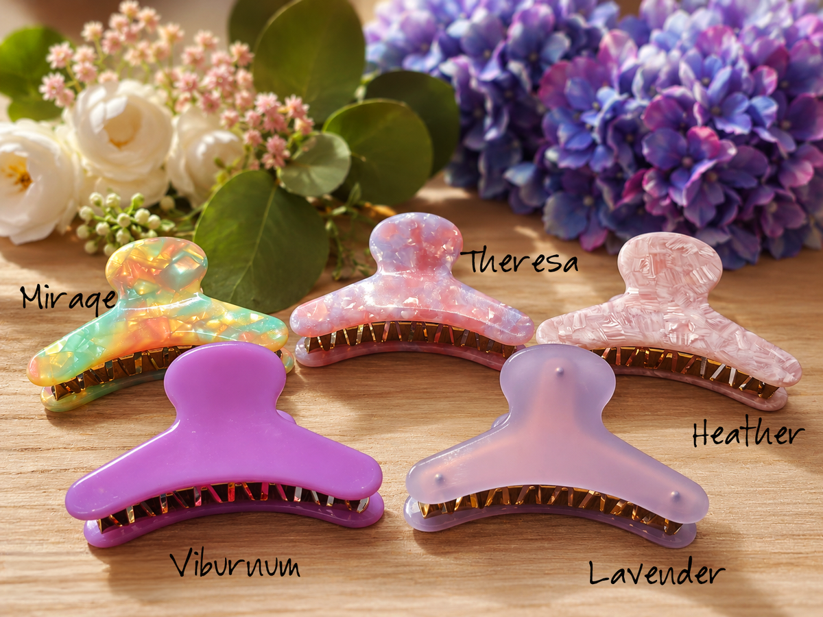 French Claw Hair Clips | Italian Acetate Claw