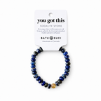 You Got This Rondelle Bracelet  |  Sodalite Gemstone Bracelet