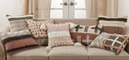 Two-Tone Design Throw Pillow