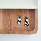Mia Mini Earrings - Black & White // Jewelry, Earrings, Fall