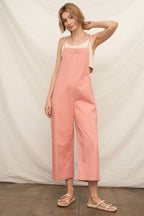 Spaghetti Strap Denim Jumpsuit