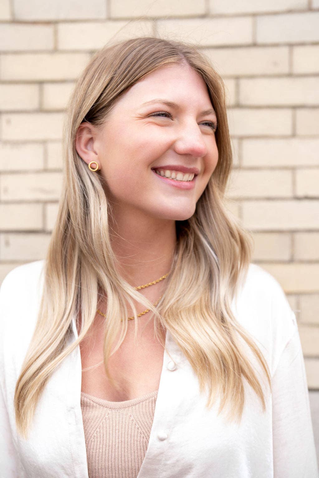 Small Luxe Gold Oriana Studs