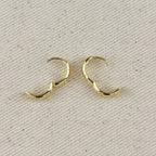 Leaves Huggie Earrings