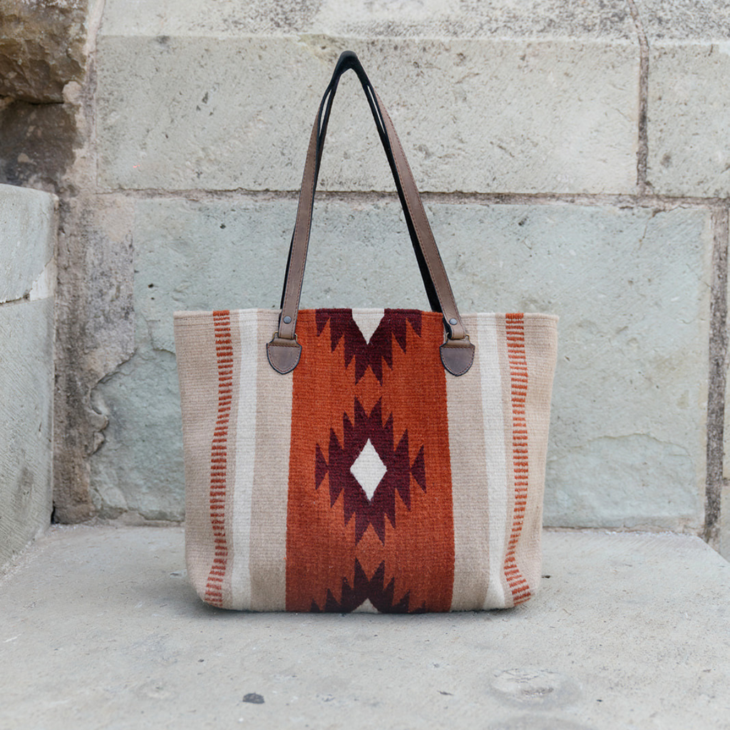 Adobe Rosa Zapotec Wool Tote