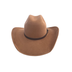 Vegan Suede Western Cowboy Hat