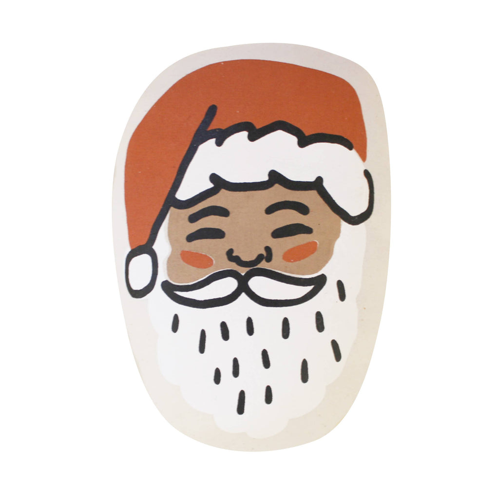 Santa Face Pillow