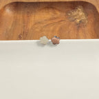 Silver Luxe Flower Stud Earrings