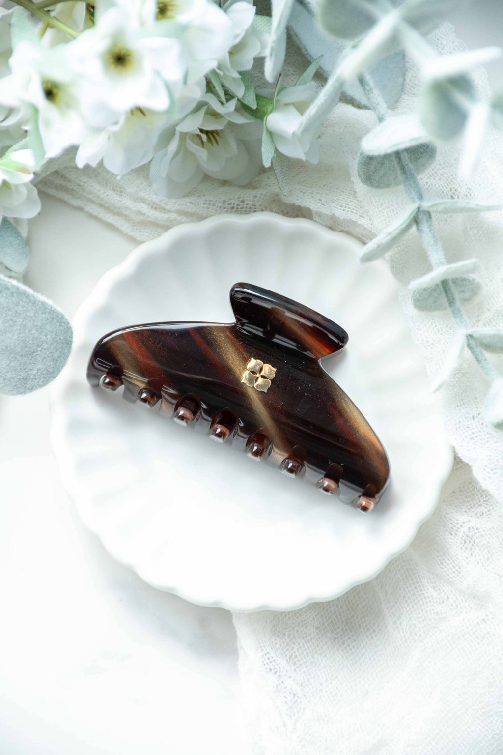 Glamour Grip Mini Claw in Tigers Eye