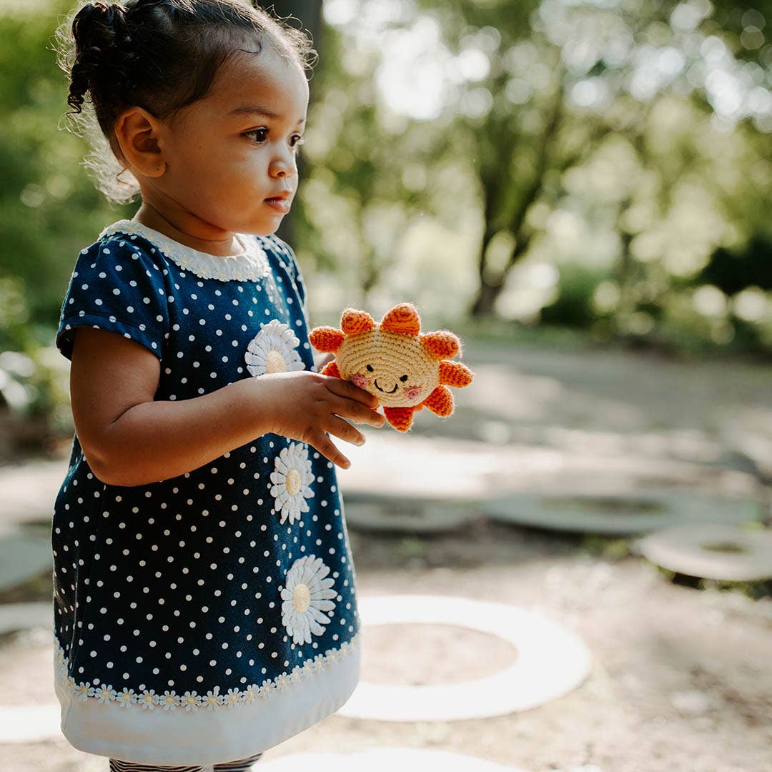 Friendly Weather Sun Rattle Toy