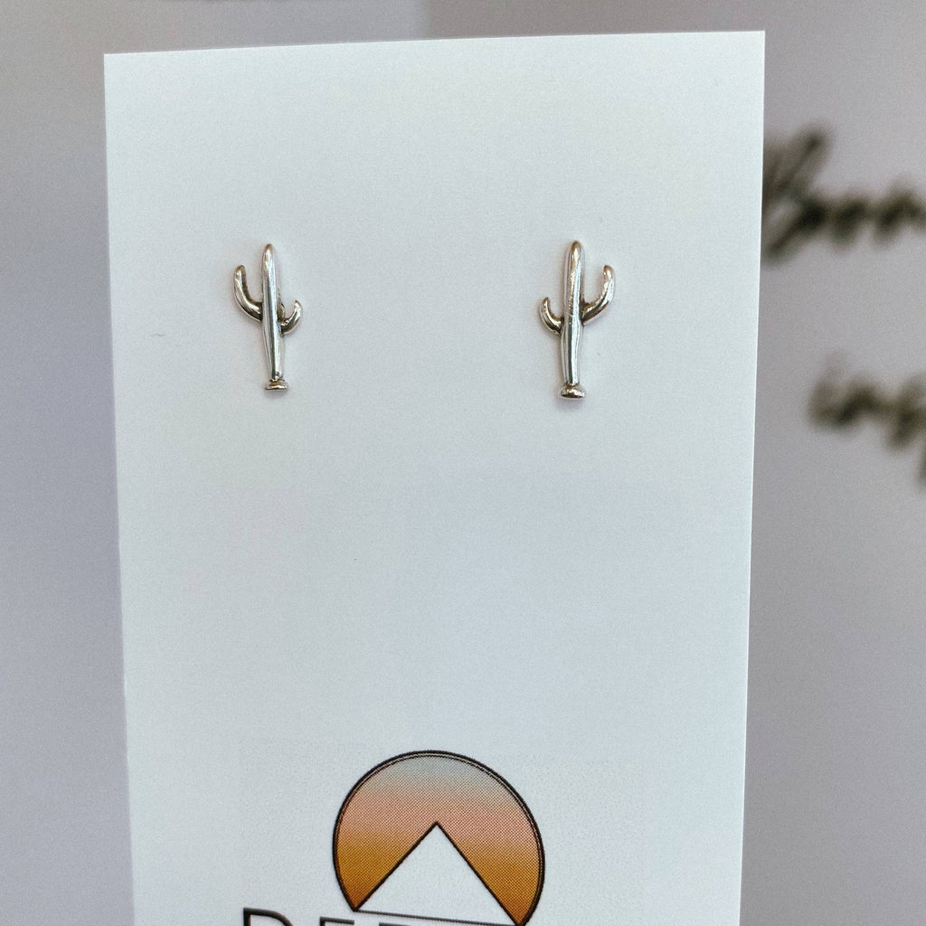 Saguaro Cactus Stud Earrings