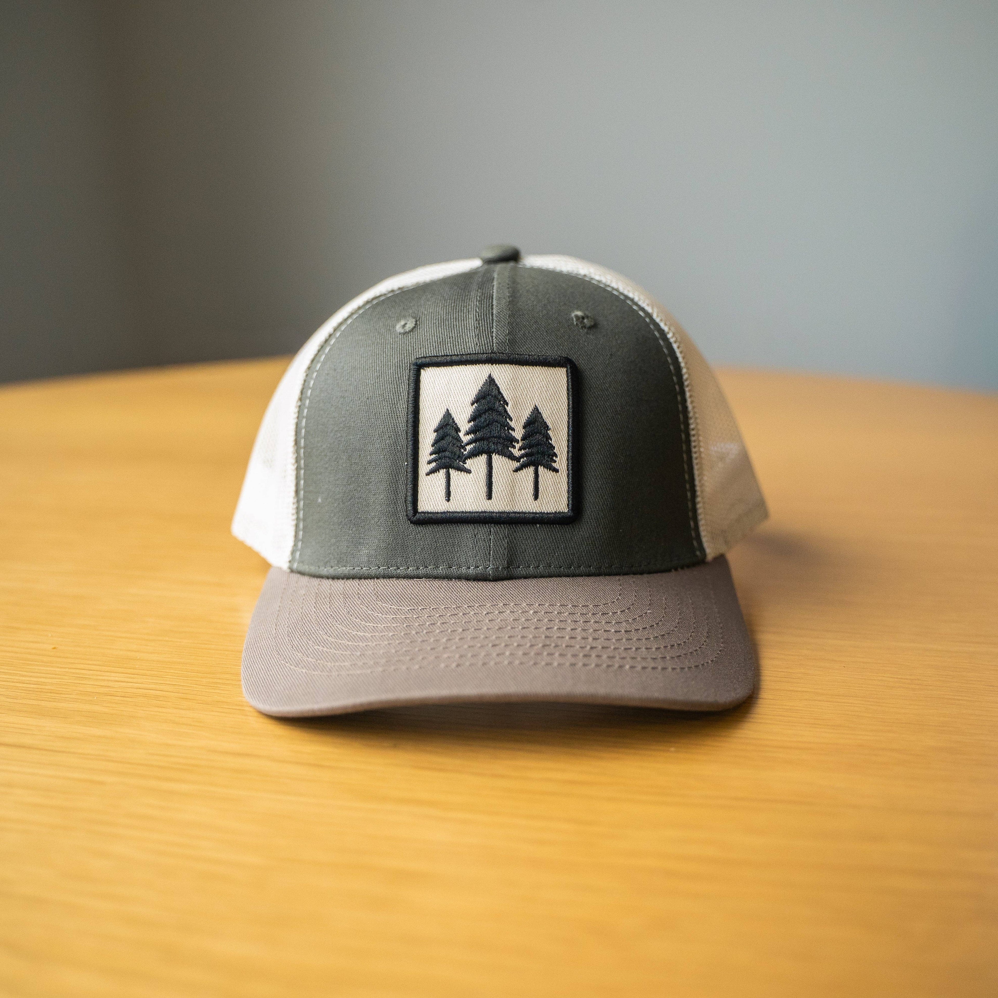Three Tree Tri Tone Trucker - Grey/Brown