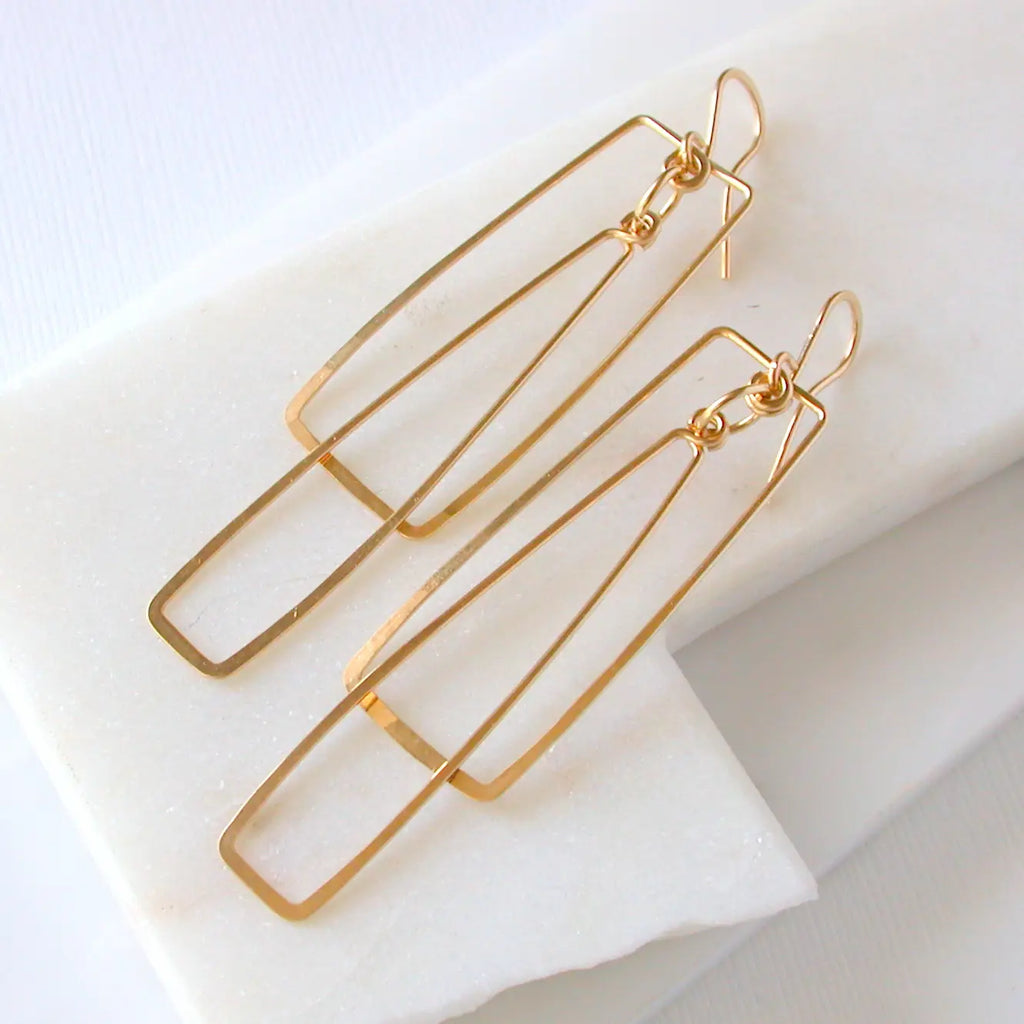 Rectangle Mirage Earrings