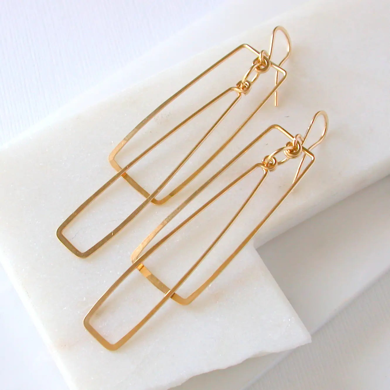Rectangle Mirage Earrings