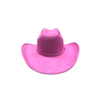 Vegan Suede Western Cowboy Hat