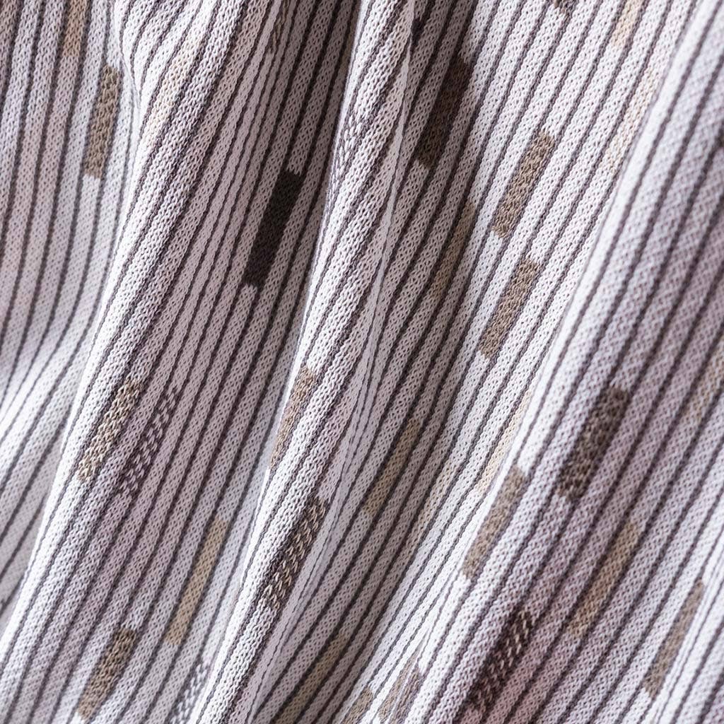 Knit Striped | Geometric Throw Blanket