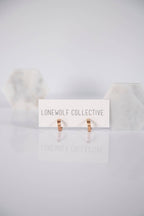 Tiny Fat Recycled Hoop Earrings