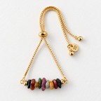 Tourmaline Nugget Adjustable Bracelet