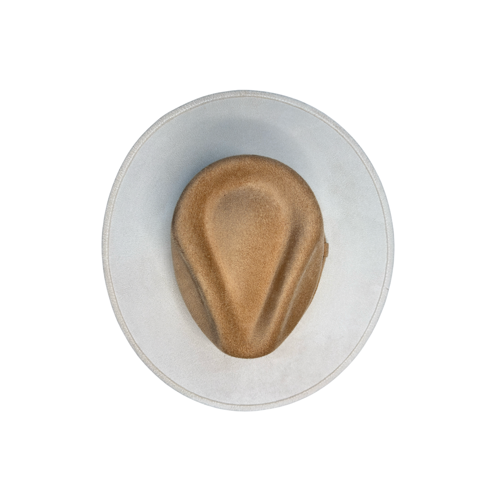 Vegan Suede Bi-Color Rancher Hats