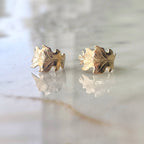 Oak Leaf Hoops