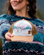 Moonlight Ski Unisex Trucker - Light Brown