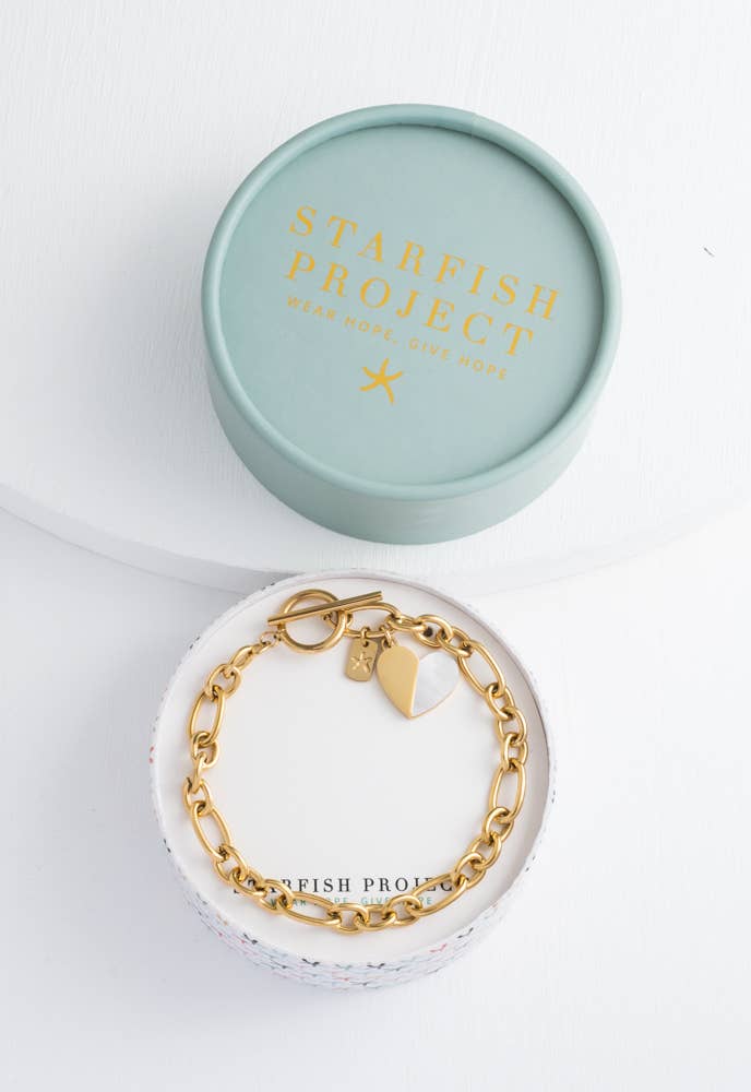Give Hope Bracelet in Gold