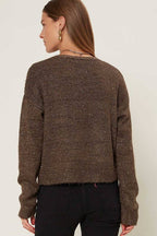 Cardigan With Mixed Sequin