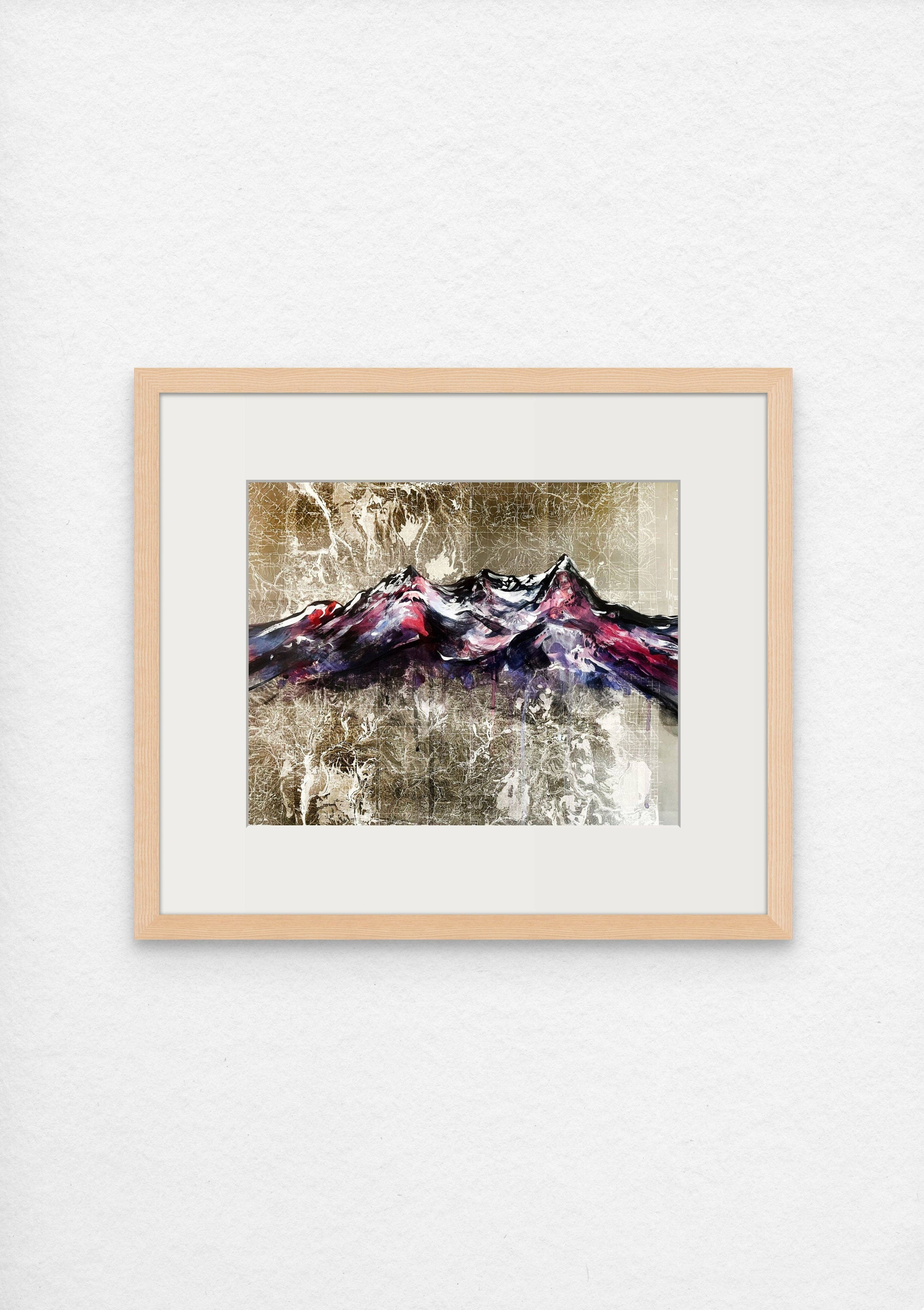 La Plata Map Art Print