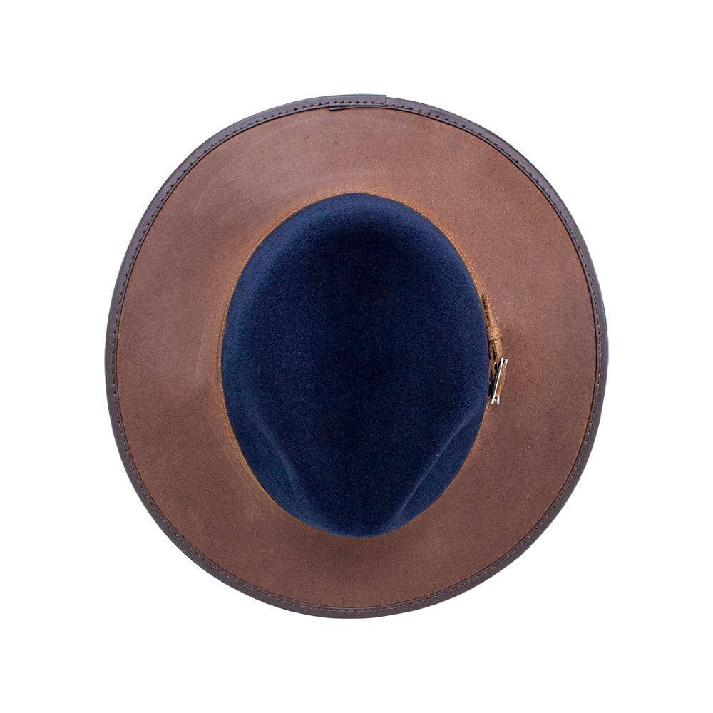 Wool Felt Leather Outdoor Fedora Style - Summit