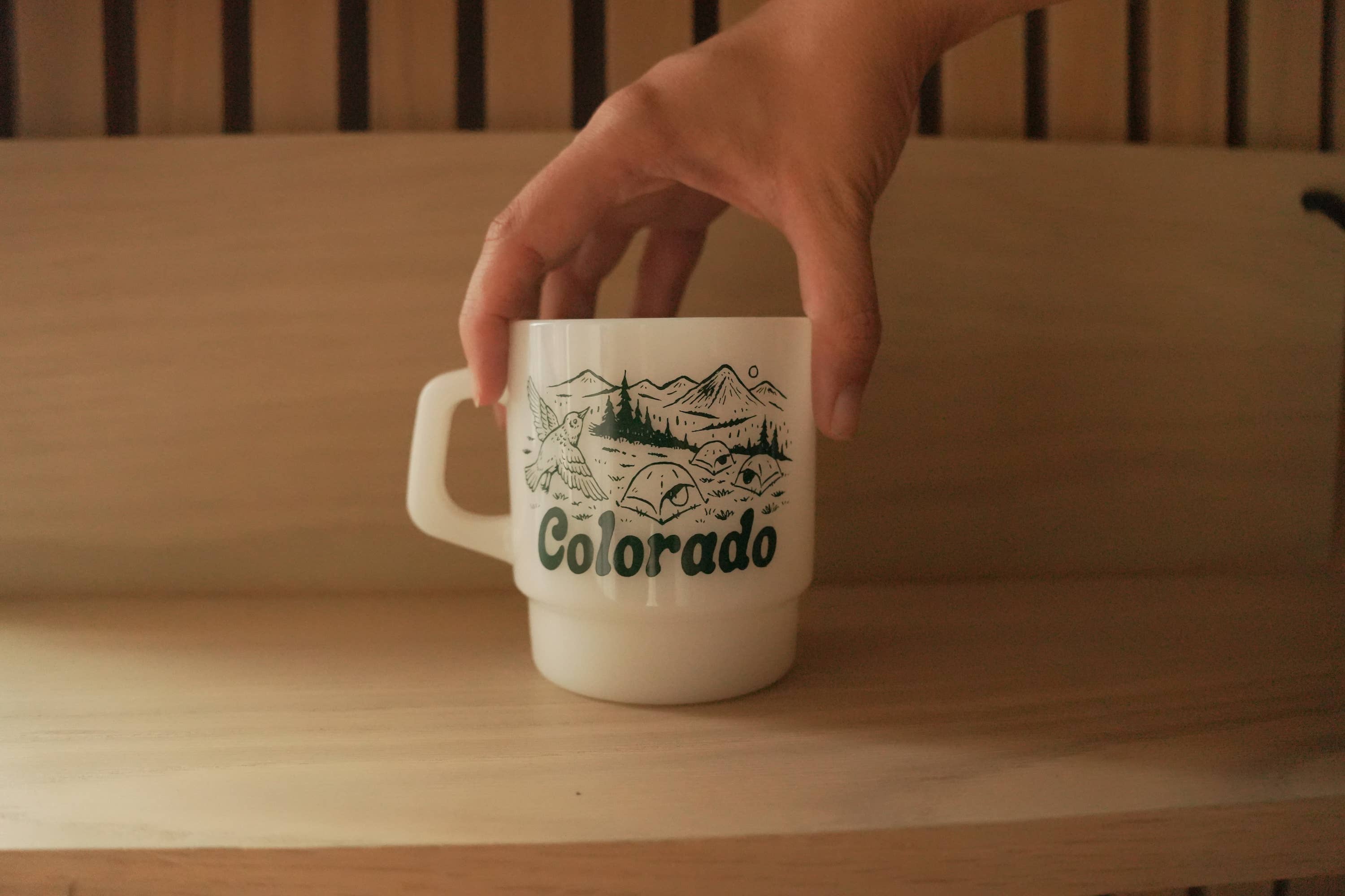 Colorado Milk Glass