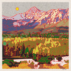 Wilson Peak Art Print