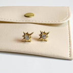 Compass Star Stud Earrings