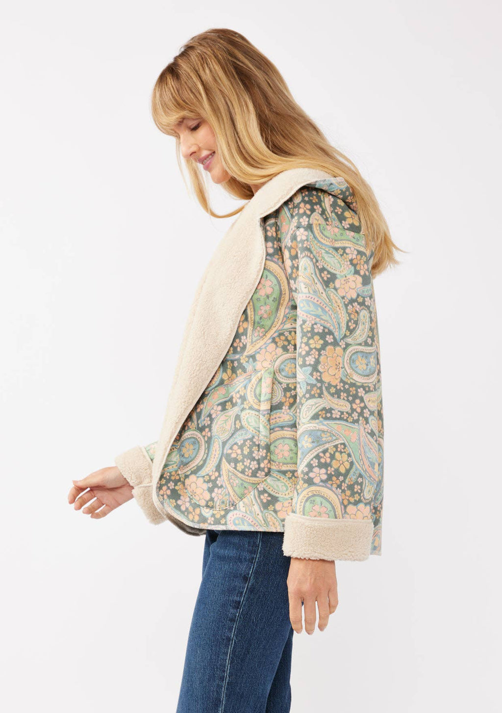 Long Sleeve Hooded Jacket with Pockets