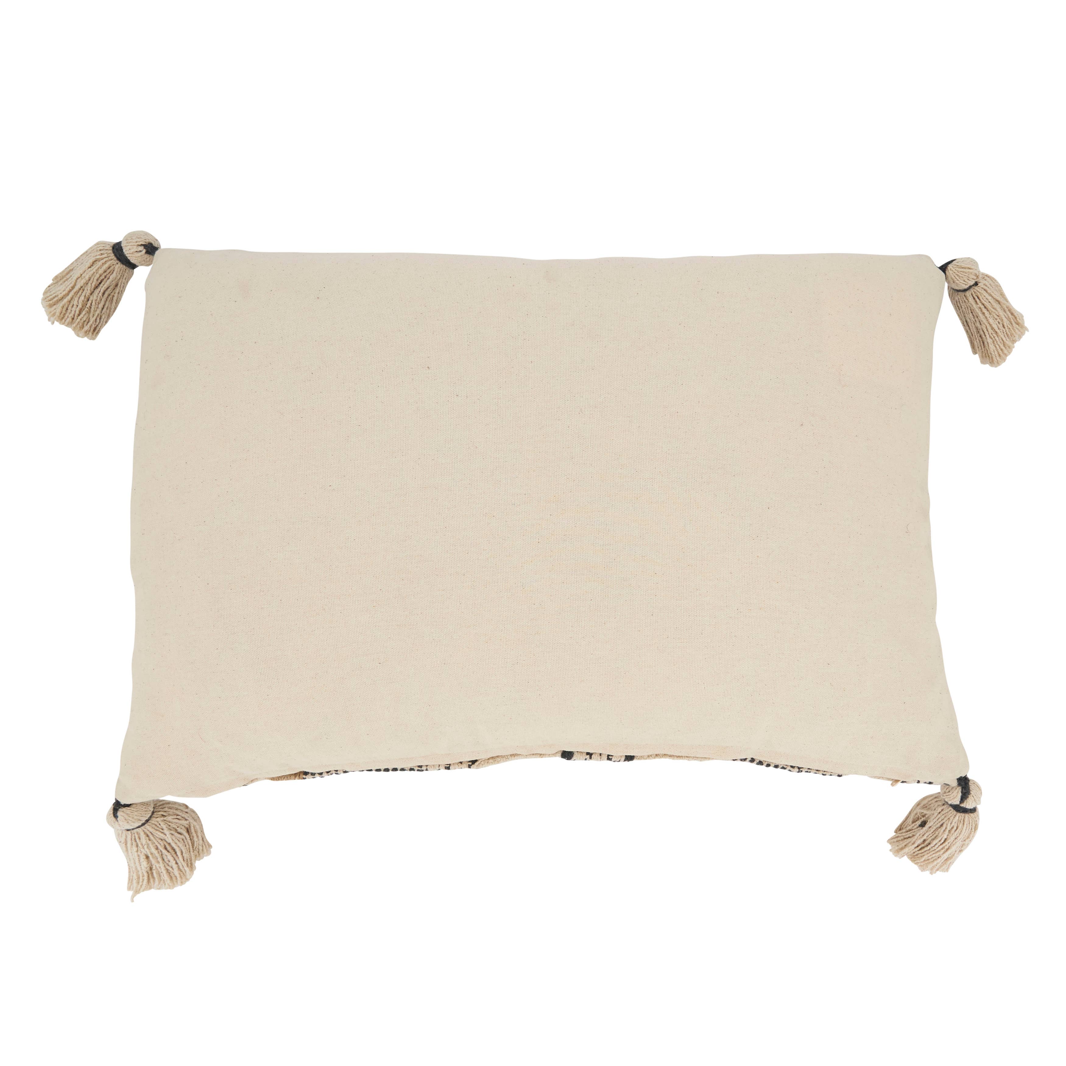 Geometric Harmony Stitch Throw Pillow