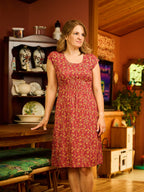 Artsy Traveler Dress Berry Poppy