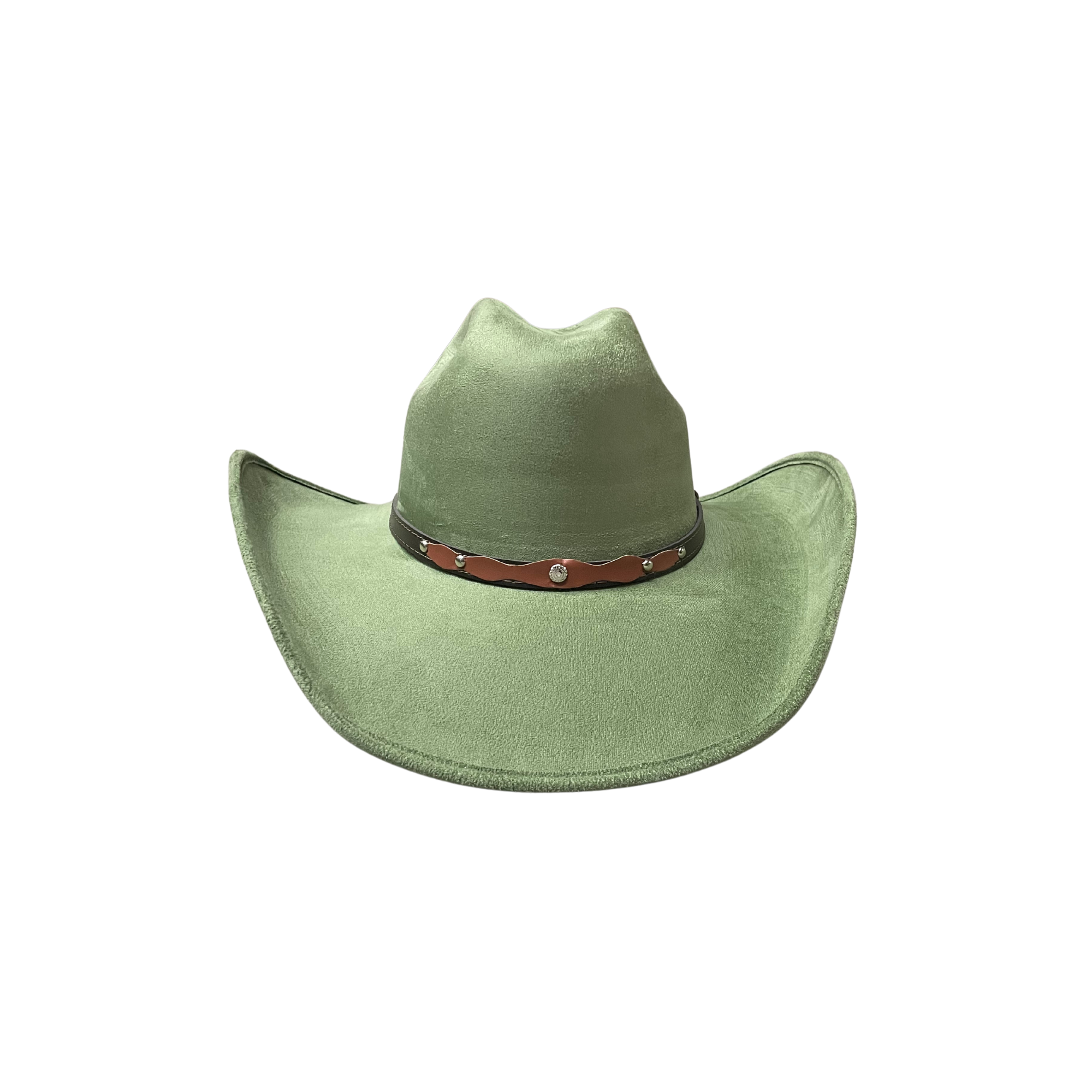 Vegan Suede Western Cowboy Hat