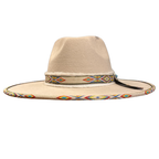 New 100% Wool Felt Flat Brim Fedora Hat - Style Lakota
