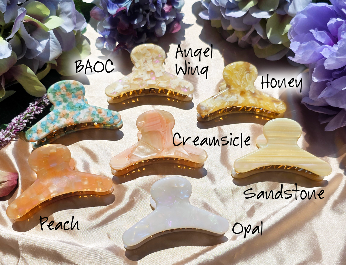 French Claw Hair Clips | Italian Acetate Claw