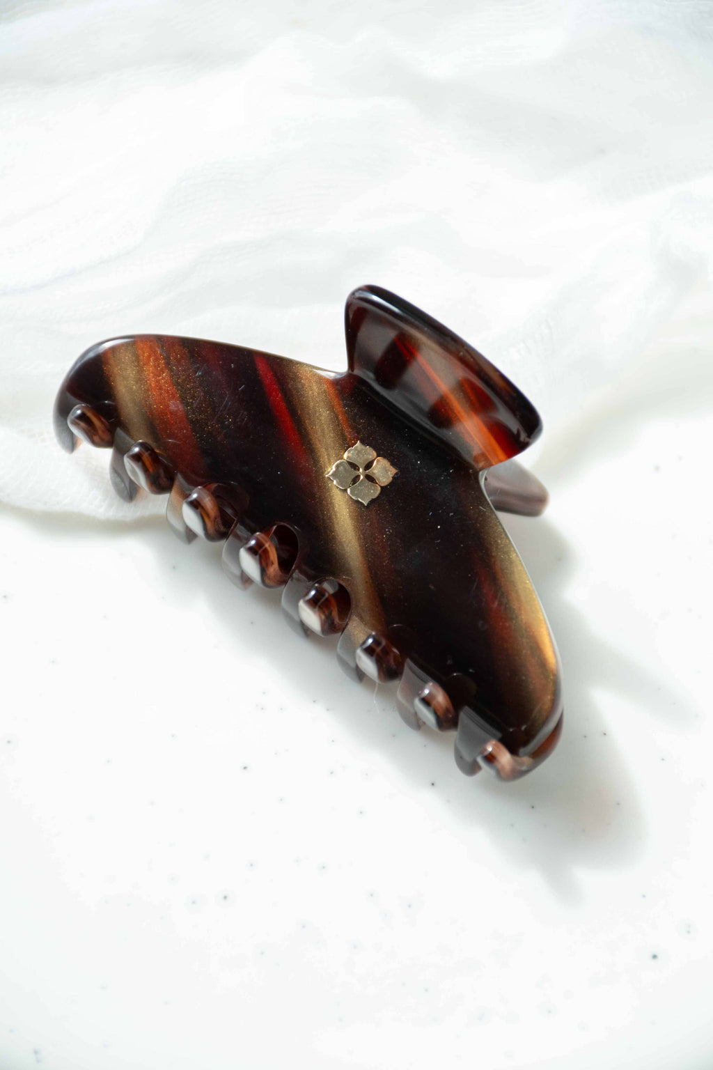 Glamour Grip Mini Claw in Tigers Eye