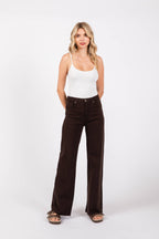 Paola A-Line Wide Scissor Cut Jeans