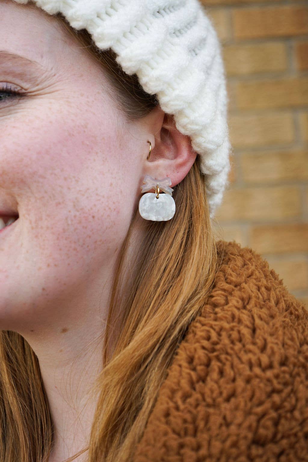 Bow Pumpkin Patch Earrings