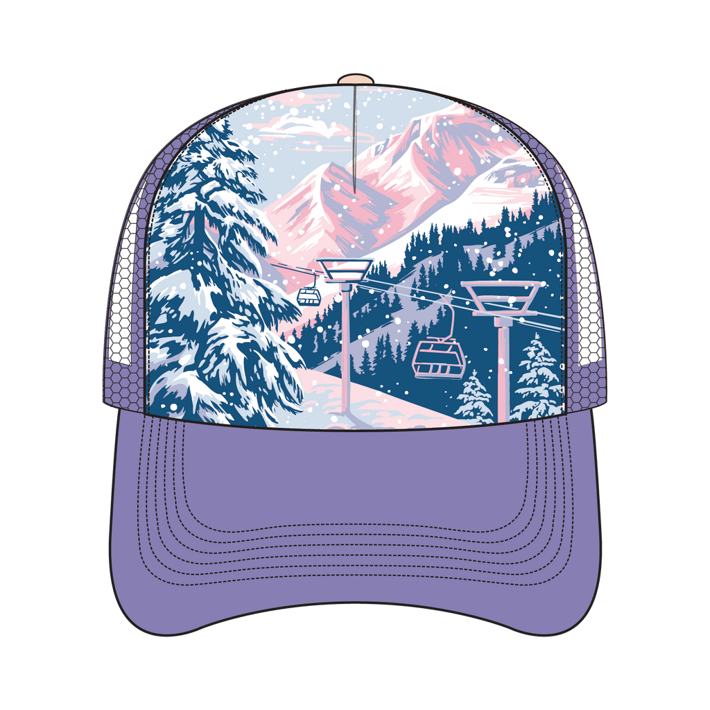 Last Chair Unisex Trucker - Purple