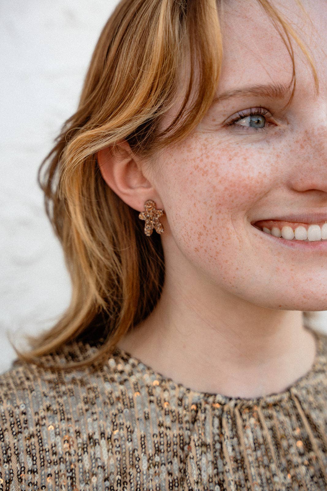 Gingerbread Man Studs