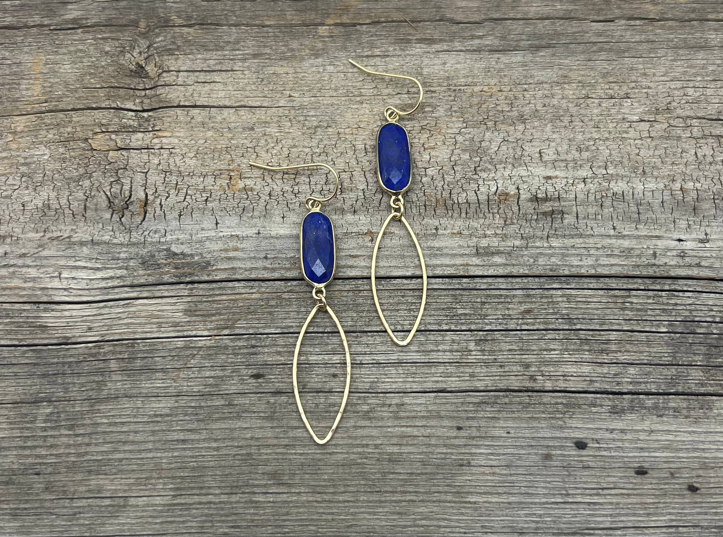 Lapis Varick Earring